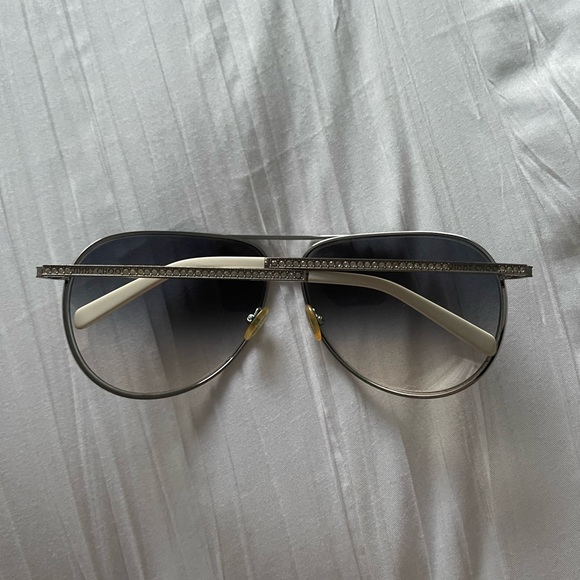 Jimmy Choo Silver Sunglasses - Picture 3 of 6